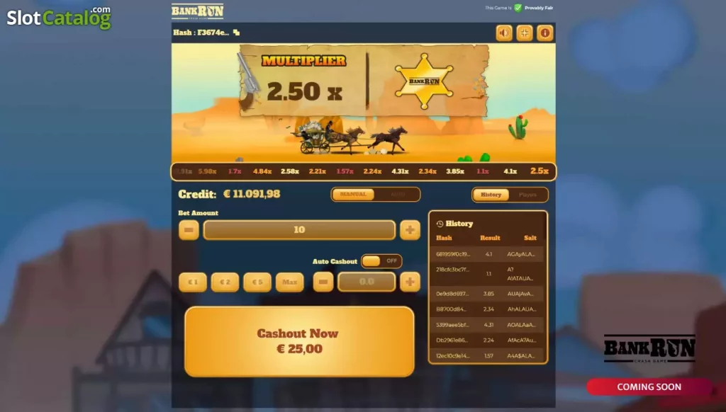 Bank Run Slot ensures fairness through the use of random number generators