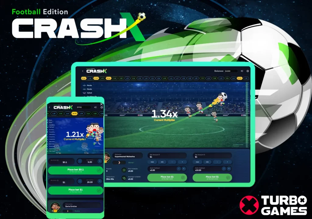 Crash X Football Edition Game for Real Money - Review
